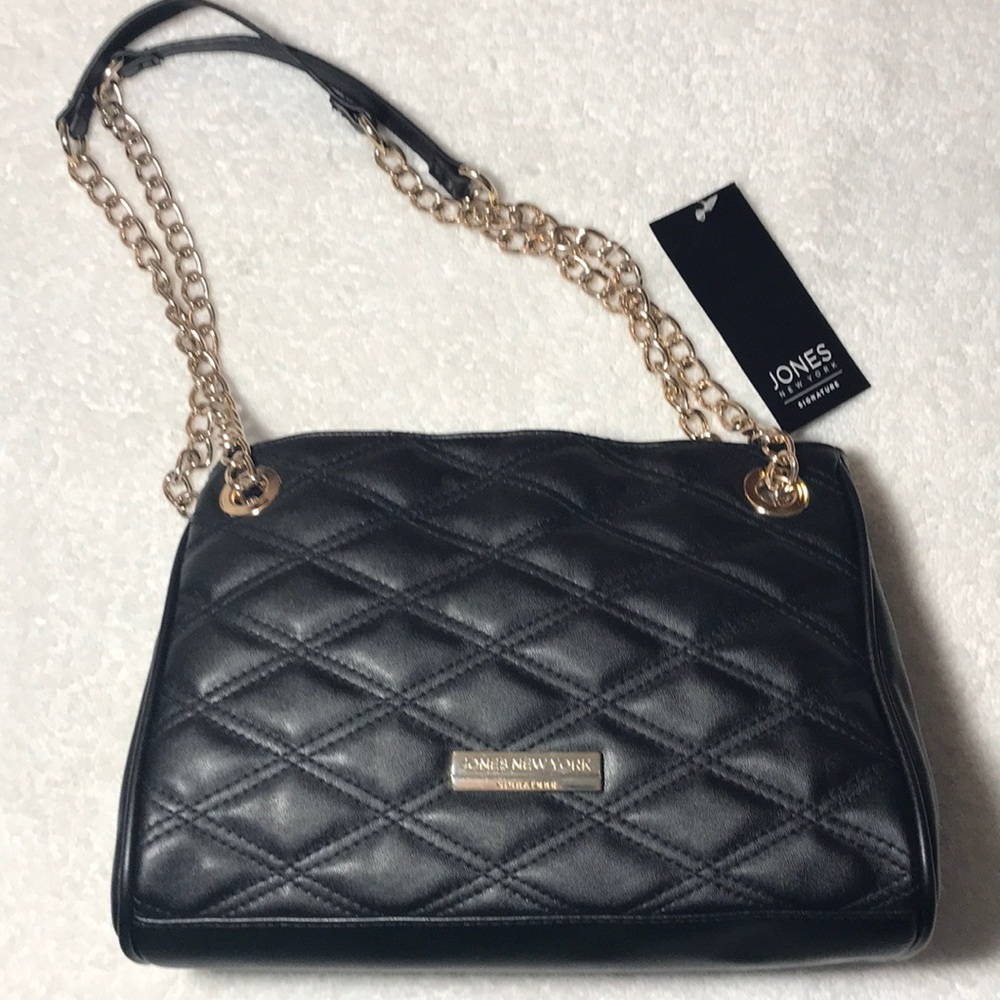 JONES NEW YORK Signature Black Handbag - NWT